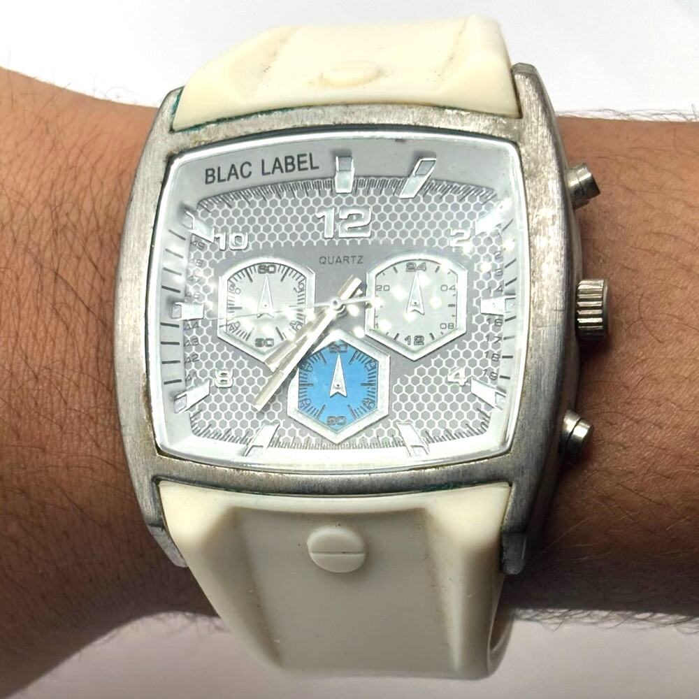 Silver Blac Label Men's Watch